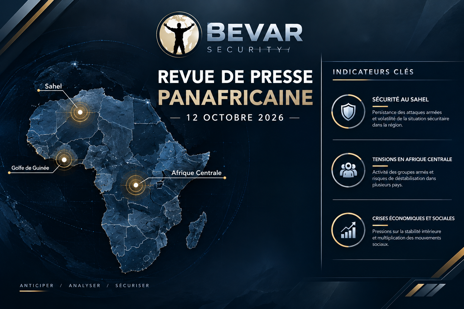 BEVAR Security revue de presse panafricaine12 octobre 2026